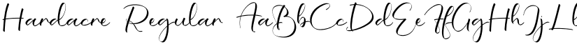 Hardacre font download