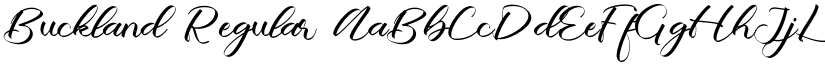 Buckland Regular font