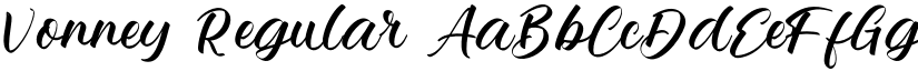 Vonney font download