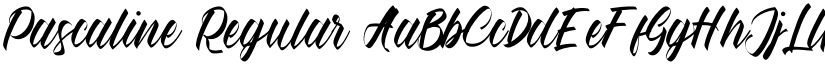 Pascaline Regular font