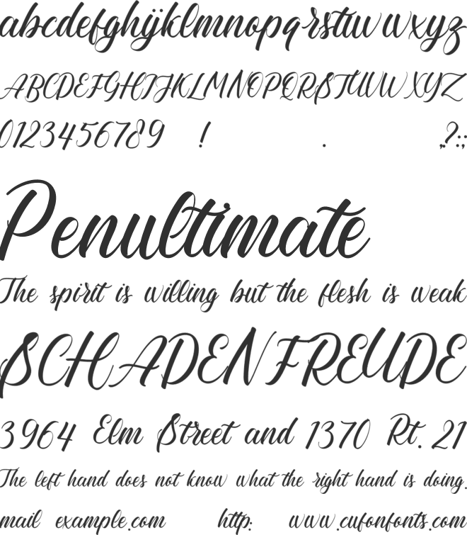 Noemie font preview