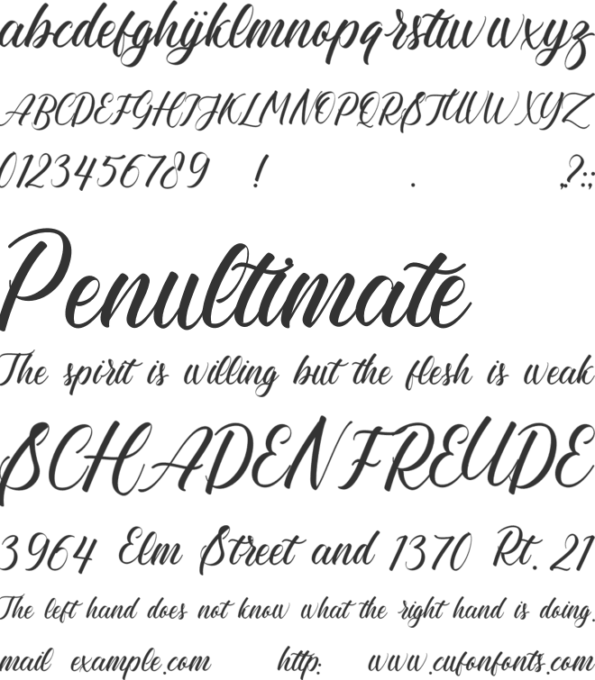 Noemie font preview