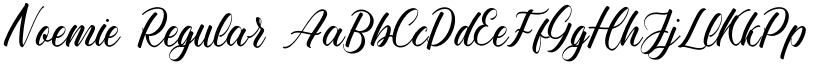 Noemie Regular font
