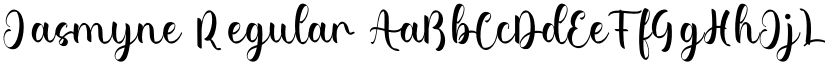 Jasmyne Regular font