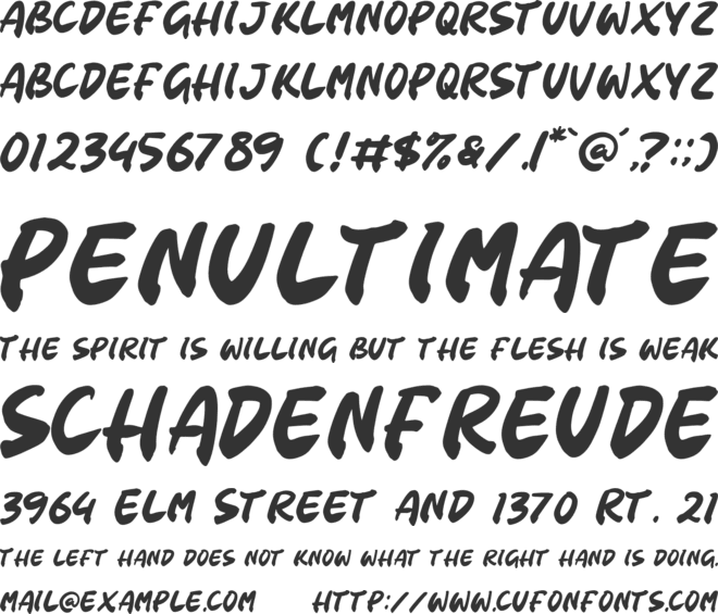 RAMEN ICHIKARU font preview