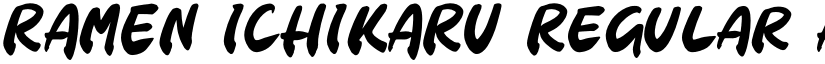RAMEN ICHIKARU font download