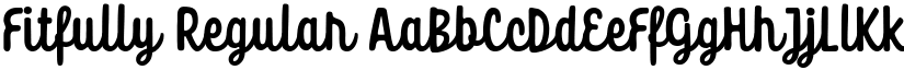 Fitfully Regular font