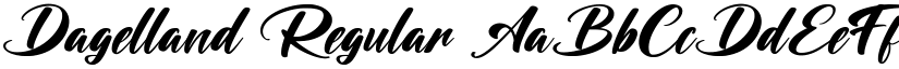 Dagelland Regular font