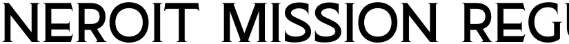 NEROIT MISSION Regular font