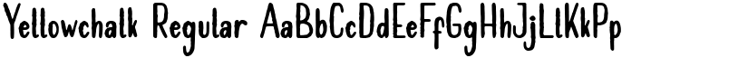 Yellowchalk Regular font