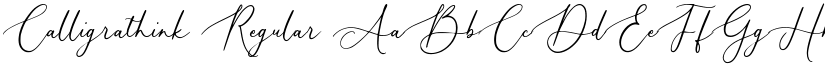 Calligrathink Regular font