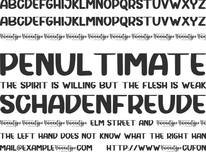 First Marigold Personal Use font preview