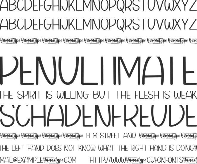 Crofelo Delight Personal Use font preview