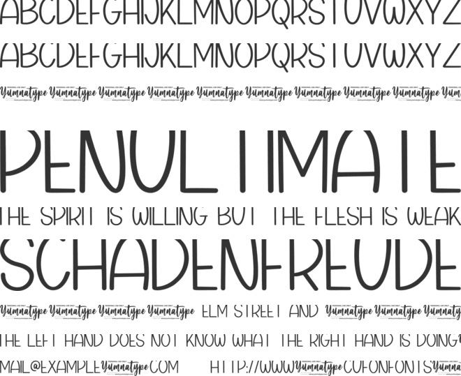 Crofelo Delight Personal Use font preview