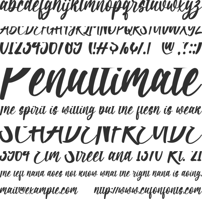 Creative Vibes font preview