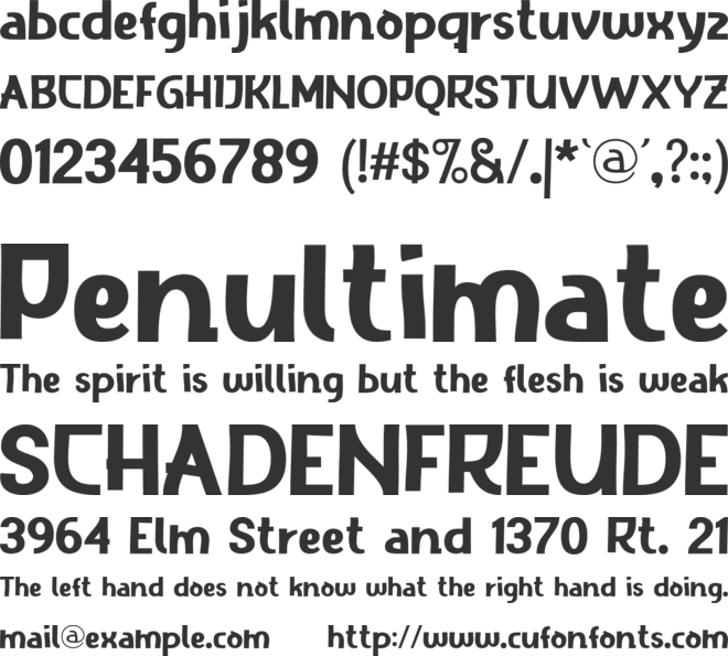 Killman font preview