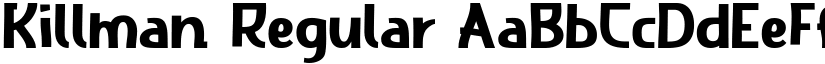 Killman Regular font