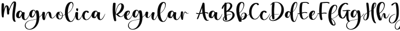 Magnolica font download