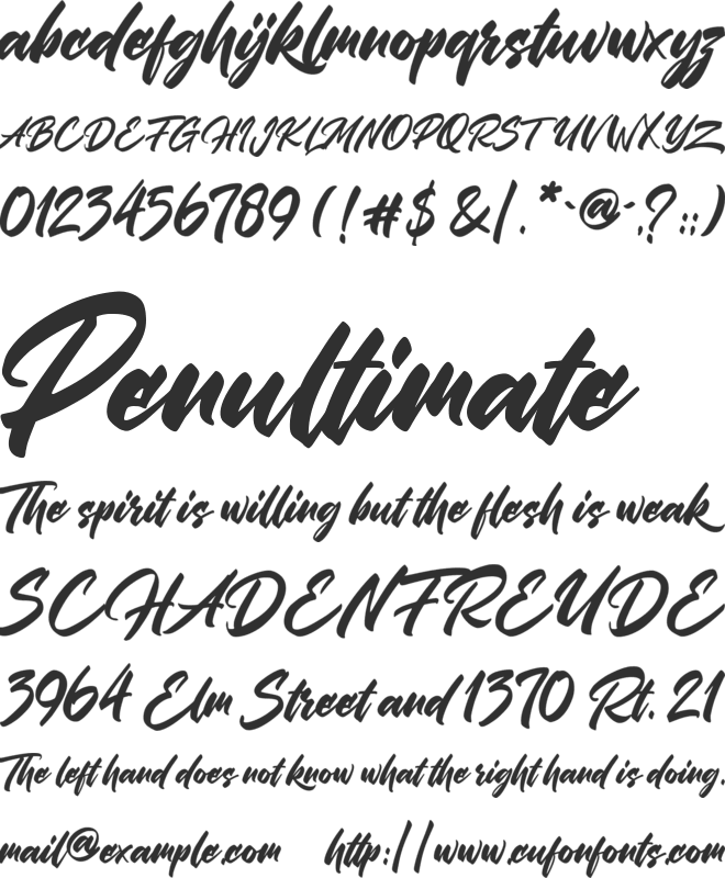 Moby DIck font preview