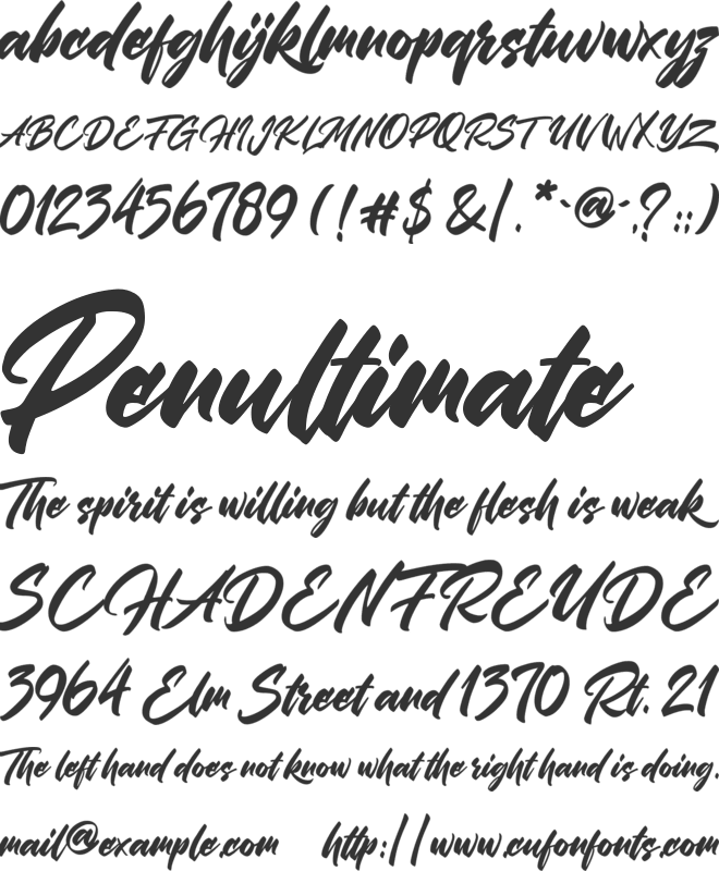 Moby DIck font preview