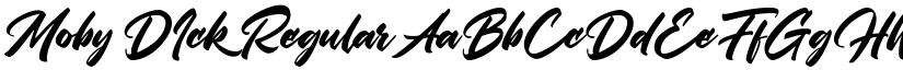 Moby DIck Regular font