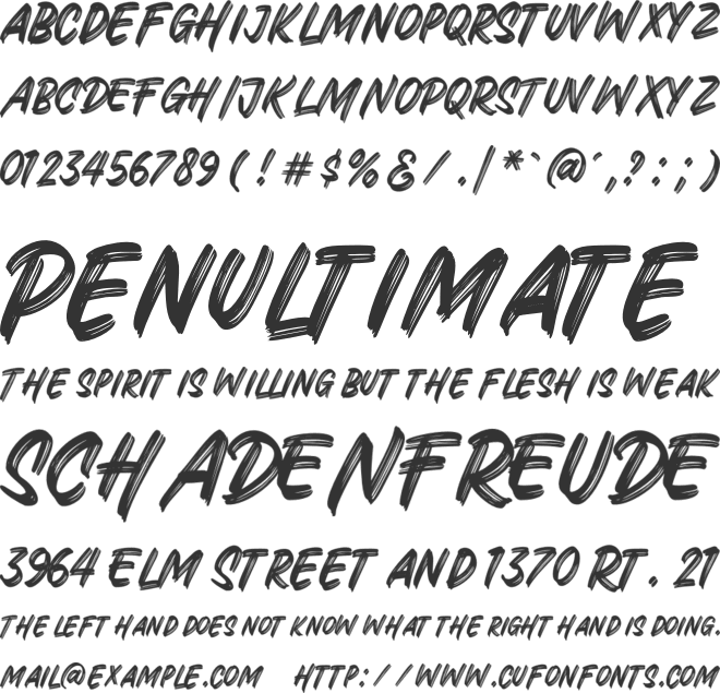 Black Ravens font preview