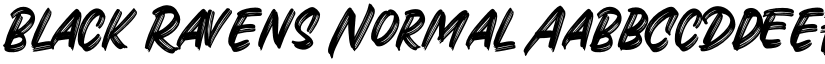 Black Ravens Normal font