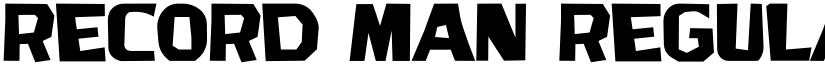 Record Man Regular font