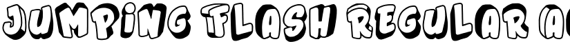 Jumping Flash Regular font