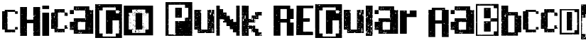 Chicago Punk Regular font