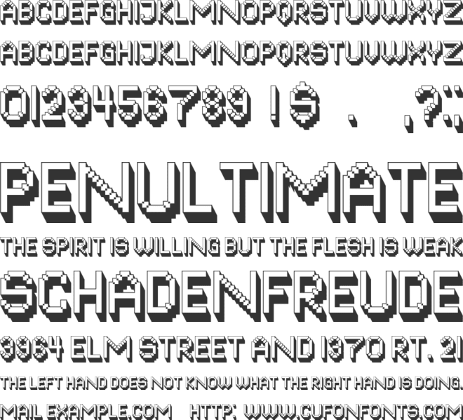 Digital Arcade font preview