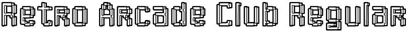 Retro Arcade Club Regular font