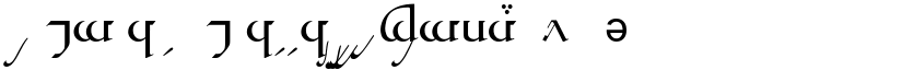 Tengwar Quenya A font
