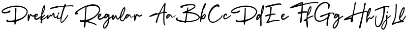Drekmit Regular font