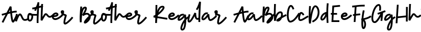 Another Brother Regular font
