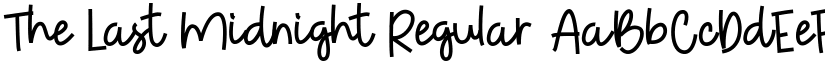 The Last Midnight font download