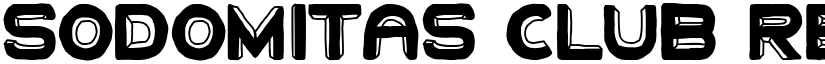 Sodomitas Club Regular font