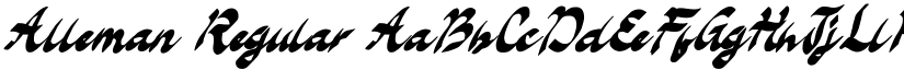 Alleman Regular font