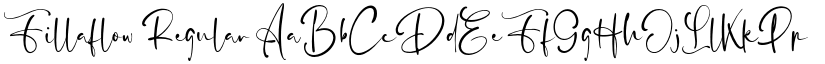 Fillaflow Regular font