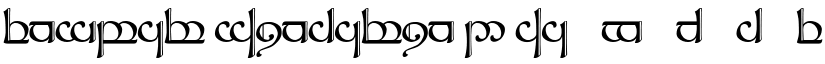 Tengwar Sindarin 2 font