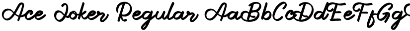Ace Joker Regular font