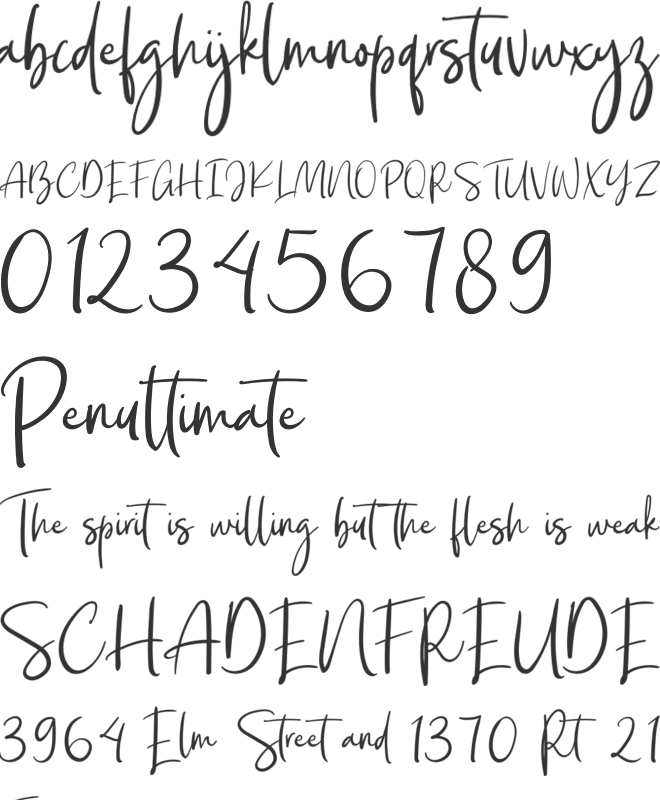 Jade Rosse font preview