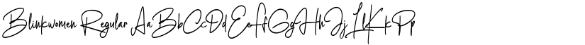 Blinkwomen Regular font