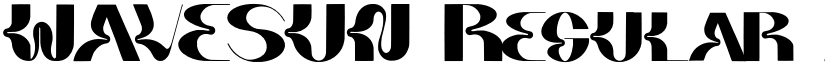 WAVESUN Regular font