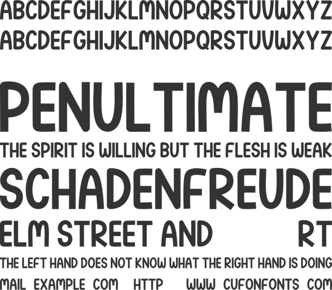 Hello Farmhouse Sans font preview