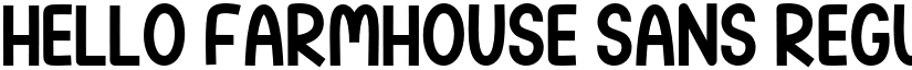 Hello Farmhouse Sans Regular font