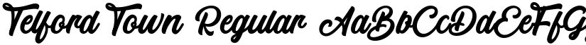 Telford Town Regular font