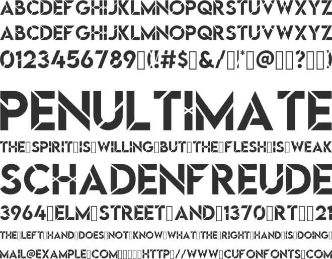 Quantum Lemon  Italics font preview