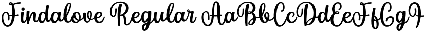 Findalove Regular font