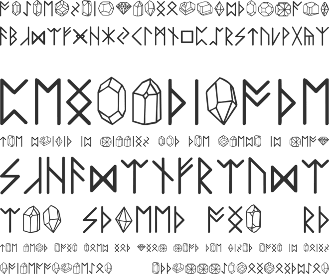 Zillaroonies font preview